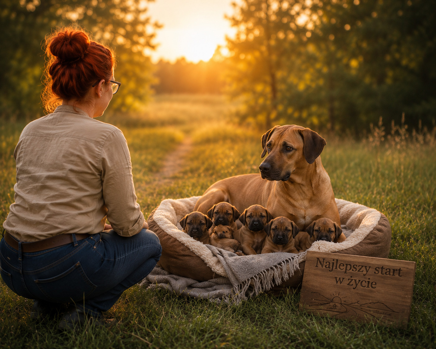 Szczenięta Rhodesian Ridgeback